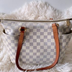 Authentic Louis Vuitton Totally Damier Azur PM Shoulder Bag